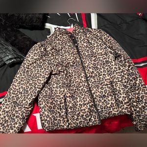 Michael Kors Leopard/ Cheetah Puffer Coat